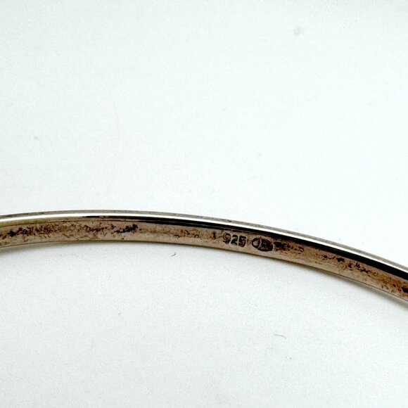 Vtg Taxco Sterling Silver Turquoise Bracelet Mexico 6.5 Inch - Picture 6 of 9